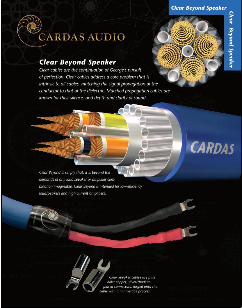 Cardas Clear Beyond Speaker Cable | Moon Audio